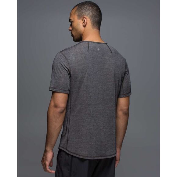 LULULEMON Men's Non-Stop Crew In Heathered Black - Picture 4 of 10